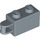 LEGO Sand Blue Brick 1 x 2 with Hinge Shaft (Flush Shaft) (34816)