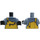 LEGO Sand Blue Jonas Jr. Minifig Torso (973 / 76382)