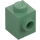 LEGO Sand Green Brick 1 x 1 with Stud on One Side (87087)