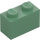 LEGO Sand Green Brick 1 x 2 with Bottom Tube (3004 / 93792)