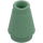 LEGO Sand Green Cone 1 x 1 with Top Groove (28701 / 59900)