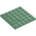 LEGO Sand Green Plate 6 x 6 (3958)