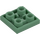 LEGO Sand Green Tile 2 x 2 Inverted (11203)