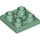 LEGO Sand Green Tile 2 x 2 Inverted (11203)