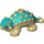 LEGO Tan Ankylosaurus Baby with Dark Turquoise Back (80572)