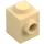 LEGO Tan Brick 1 x 1 with Stud on One Side (87087)