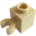 LEGO Tan Brick 1 x 1 with Vertical Clip (Open &#039;O&#039; Clip, Hollow Stud) (60475 / 65460)