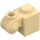 LEGO Tan Brick 1 x 1 x 2 with Scroll and Open Stud (20310)