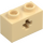 LEGO Tan Brick 1 x 2 with Axle Hole (&#039;+&#039; Opening and Bottom Tube) (31493 / 32064)