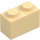 LEGO Tan Brick 1 x 2 with Bottom Tube (3004 / 93792)