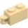 LEGO Tan Brick 1 x 2 with Hinge Shaft (Flush Shaft) (34816)