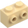 LEGO Tan Brick 1 x 2 with Studs on One Side (11211)