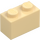 LEGO Tan Brick 1 x 2 with Studs on One Side (11211)