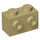LEGO Tan Brick 1 x 2 with Studs on One Side (11211)