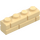 LEGO Tan Brick 1 x 4 with Embossed Bricks (15533)