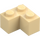 LEGO Tan Brick 2 x 2 Corner (2357)