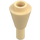 LEGO Tan Cone 1 x 1 Inverted with Bar (11610)