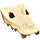 LEGO Tan Crocodile Head with Red Eyes (18905 / 61571)