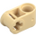 LEGO Tan Cross Block 90° 1 x 2 (Axle/Pin) (6536 / 40146)