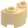 LEGO Tan Cylinder 1 x 2 Half (68013)