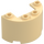 LEGO Tan Cylinder 2 x 4 x 2 Half (24593 / 35402)