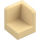 LEGO Tan Panel 1 x 1 Corner with Rounded Corners (6231)