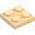 LEGO Tan Plate 2 x 2 (3022 / 94148)