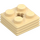 LEGO Tan Plate 2 x 2 x 0.7 with Ribs (71752)