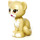 LEGO Tan Sitting Cat with Light Brown Eyes (74989)