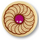 LEGO Tan Tile 1 x 1 Round with Jam Cruller (25462 / 98138)