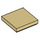 LEGO Tan Tile 2 x 2 with Groove (3068 / 88409)