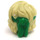 LEGO Tan Tousled Hair with Green Bandana (69562)