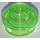 LEGO Transparent Bright Green Plate 1 x 1 Round (6141 / 30057)