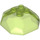 LEGO Transparent Bright Green Rock 4 x 4 x 1.3 Top (30293 / 42284)