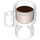 LEGO Transparent Cup with Reddish Brown Drink (68495)