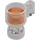 LEGO Transparent Cup with Transparent Orange Drink (68495)