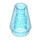 LEGO Transparent Dark Blue Opal Cone 1 x 1 with Top Groove (28701 / 59900)