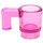LEGO Transparent Dark Pink Mug (3899 / 28655)