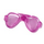 LEGO Transparent Dark Pink Sunglasses with Small Pin (18854)