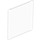 LEGO Transparent Glass for Window 1 x 3 x 3 (51266)