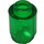 LEGO Transparent Green Brick 1 x 1 Round with Open Stud (3062 / 35390)