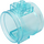 LEGO Transparent Light Blue Cylinder Tube Straight (49736)