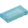 LEGO Transparent Light Blue Tile 1 x 2 with Groove (3069 / 30070)