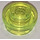 LEGO Transparent Neon Green Plate 1 x 1 Round (6141 / 30057)