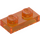 LEGO Transparent Orange Plate 1 x 2 (3023 / 28653)