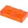 LEGO Transparent Orange Plate 1 x 2 (3023 / 28653)