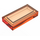 LEGO Transparent Orange Tile 1 x 2 with Groove (3069 / 30070)