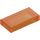 LEGO Transparent Orange Tile 1 x 2 with Groove (3069 / 30070)