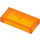 LEGO Transparent Orange Tile 1 x 2 with Groove (3069 / 30070)