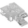 LEGO Transparent Plate 1 x 1 with Horizontal Clip (Thick Open &#039;O&#039; Clip) (52738 / 61252)